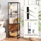 Costway 5-Tier Bookshelf with 4 Open Shelves Storage Drawer Modern Book Storage Organizer Brown/White